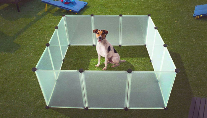 how to keep dog playpen from moving
